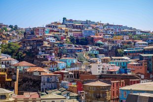 Colourful Chilean Town