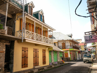 The Streets of Roseau - Dominica's capital