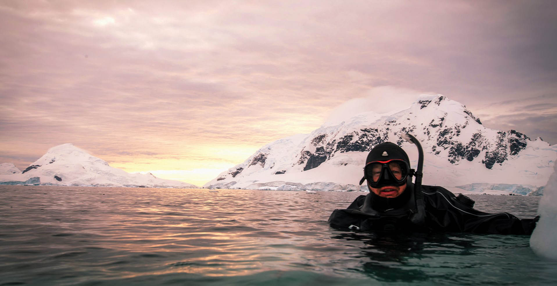 Antarctic Peninsula snorkeller