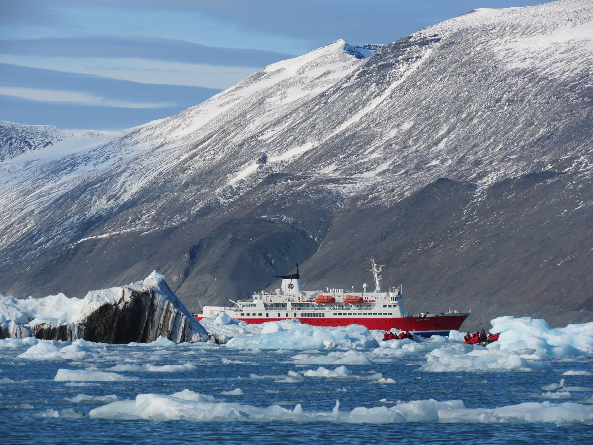 Ice Strengthened Expedition Ship in Monacobreen, Spitsbergen - Jen Squire